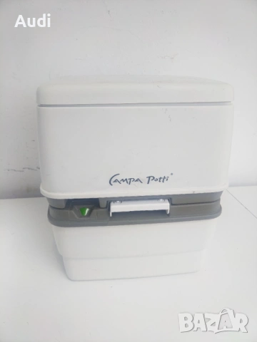 CAMPA POTTY реносима химическа тоалетна за каравана, кемпер, къмпинг, лодка, вила, риболов , снимка 7 - Химически тоалетни - 51452314