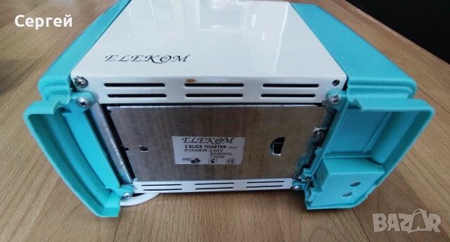 Тостер Elekom ЕК-01, 750W, Стоп бутон, 2 филийки, 5 степени, снимка 2 - Тостери - 55229473