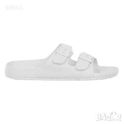 Дамски сандали EVA с катарама off-white двойни каишки_1250109, снимка 3 - Чехли - 54690086