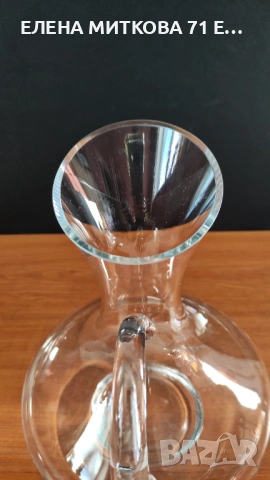 Два големи кристални декантера на Бохемия нови, снимка 14 - Аксесоари за кухня - 54104182