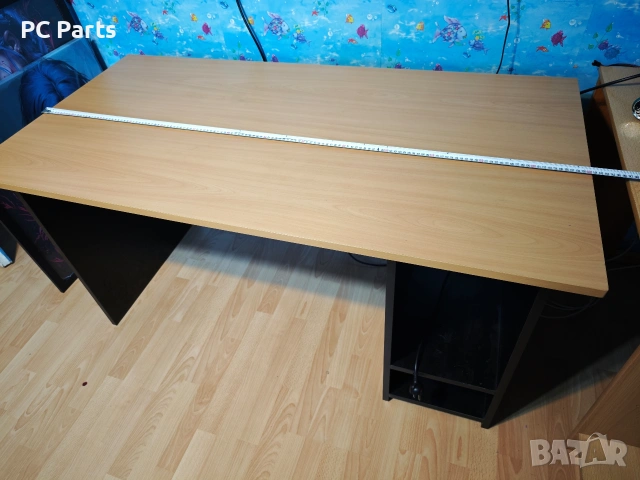 Голямо дървено бюро за гейминг или офис, снимка 6 - Бюра - 54483531