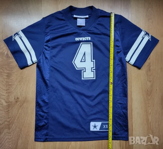 NFL / Dallas Cowboys #4 Dak Prescott - Jersey детско, снимка 6 - Детски тениски и потници - 55605396