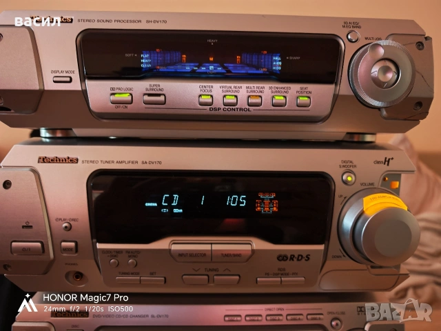 Technics sl-dv170, снимка 2 - Ресийвъри, усилватели, смесителни пултове - 55079614