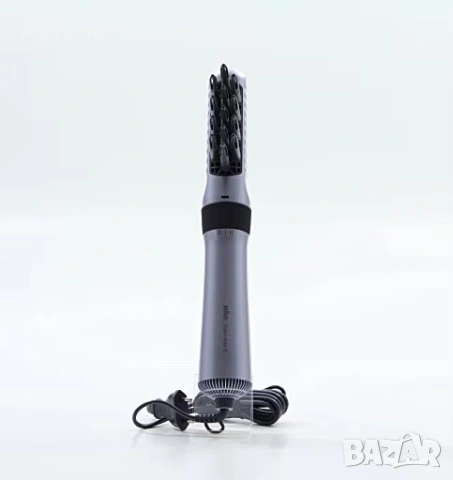 Електрическа четка за коса Braun AS330, 400 W, 3 Аксесоара, сребриста, снимка 6 - Сешоари - 54663220