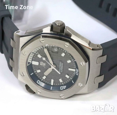 Audemars Piguet Royal Oak Offshore Diver 42mm Steel Grey Dial Automatic Различни Варианти, снимка 9 - Мъжки - 54044417