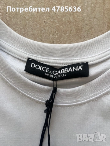 Нова мъжка тениска на Dolce & Gabbana , снимка 3 - Тениски - 54593995