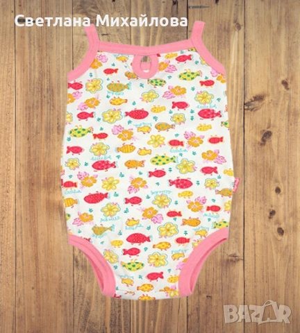 Бебешки цял бански за момиченце, TUP-TUP, розов