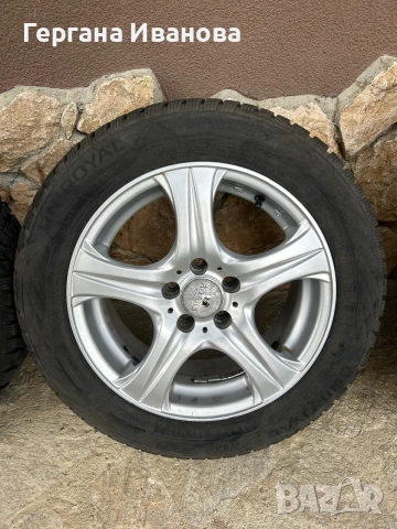 Комплект зимни гуми Uniroyal с джанти, снимка 12 - Гуми и джанти - 55256272