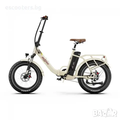 Електрически велосипед ONESPORT OT16 Max | 1x500W | 48V 18Ah | 50км/ч - бежово, снимка 4 - Велосипеди - 55498619
