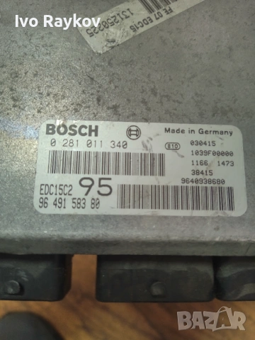 Компютър , ECU за CITROËN C5 II , 9649158380, снимка 5 - Части - 54887435