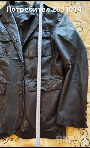 Мъжко яке естествена кожа , снимка 3 - Якета - 54298947