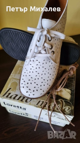 ПРОМОЦЕНА - LORETTA - естествена кожа, ортопедични, снимка 2 - Дамски ежедневни обувки - 54098202