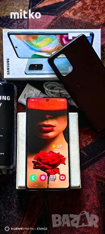 SAMSUNG GALAXY A71-Перфектно състояние.Пълен комплект , снимка 2 - Samsung - 55597414