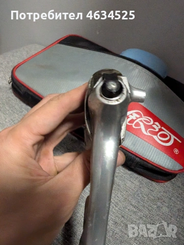 Ретро Шосейна Дясна Команда Shimano Ultegra 6500, 9 скорости - Неработеща, снимка 3 - Части за велосипеди - 54587906