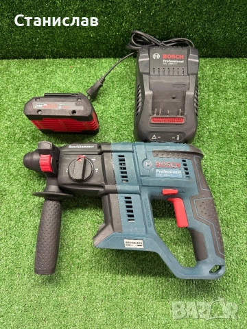 Безчетков перфоратор Bosch GBH 180-Li С батерия Pro Core 4ah и зарядно  