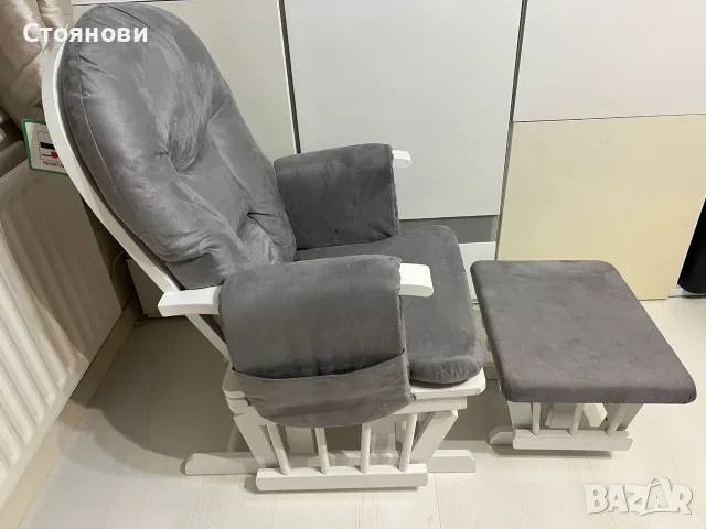 Люлеещ Стол за кърмачки в отлично състояние, снимка 4 - Столове - 55600441