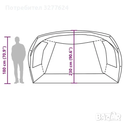 ЧИСТО нов,НЕРАЗОПАКОВАН форселт/палатка , снимка 11 - Палатки - 55451163