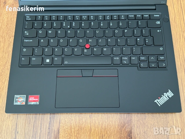 14' Full HD+ Ryzen 7 7730u Lenovo ThinkPad E14 Gen 5 16GB DDR4/512GB NVMe/Radeon/Бат 10ч, снимка 11 - Лаптопи за работа - 54625263