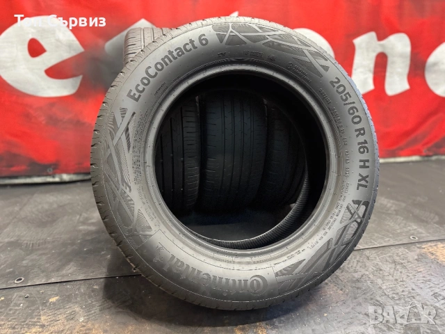 205 60 16, Летни гуми, Continental EcoContact6, 4 броя, снимка 5 - Гуми и джанти - 53952527