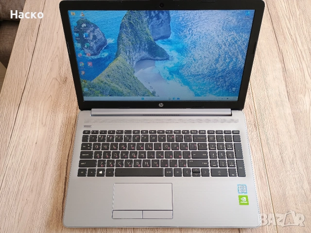 HP 250 G7 / NVidia MX110 / 8GB / 120GB SSD + 500GB HDD, снимка 5 - Лаптопи за игри - 54450756