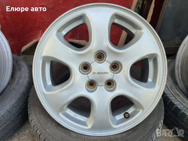 Джанти Субару 5x100x6J15ет55, снимка 3 - Гуми и джанти - 55127273