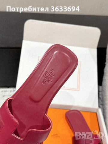 чисто нови чехли Hermes, снимка 7 - Чехли - 55115881