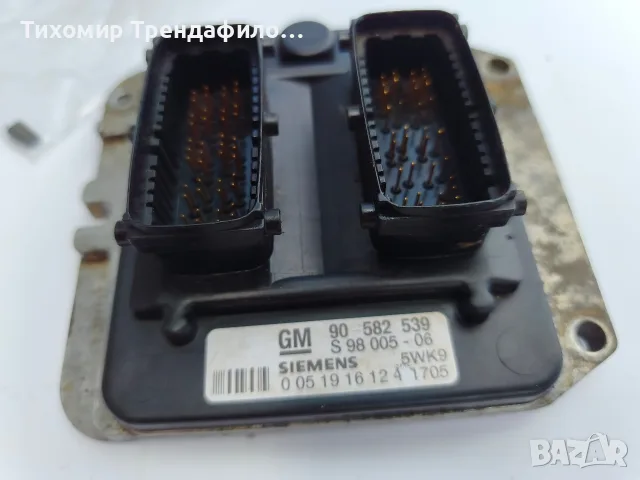 Компютър ECU Opel Zafira A 1.8 16V 116 к.с. 90582539 , 5WK9 SIEMENS SIMTEC 70 , X18XE1, снимка 2 - Части - 55661454