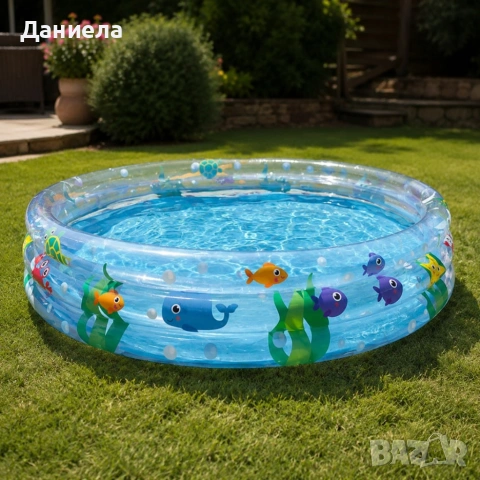 Детски надуваем басейн 152x30 см – Безопасно водно забавление за малки и големи