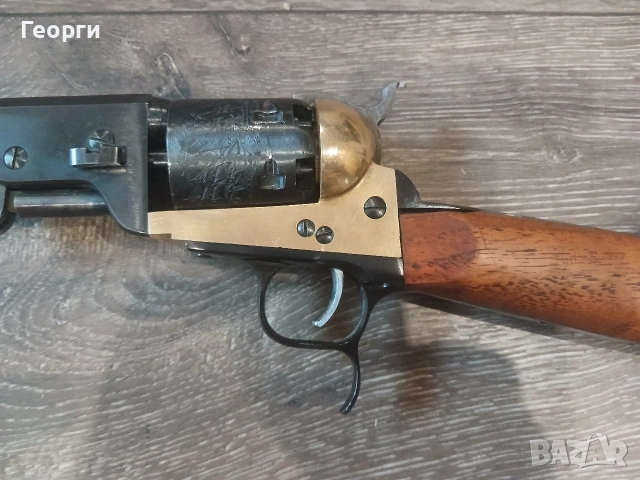 Стар револвер Колт Нави 1851г, снимка 5 - Антикварни и старинни предмети - 55128194
