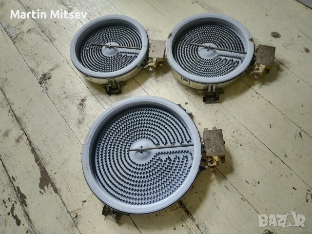 Оригинални EGO нагреватели за стъклокерамичен плот Gorenje – 2×1200W + 1800W, работещи