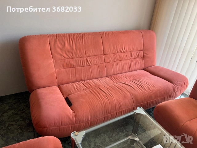 Диван холова гарнитура от 3 части, снимка 4 - Дивани и мека мебел - 54154180