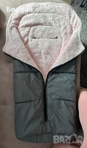 Зимен спален чувал с ръкавици + подарък лятна подложка