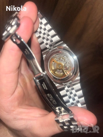Луксозен мъжки часовник Rolex Land-Dweller Ice-blue , снимка 5 - Мъжки - 54366313