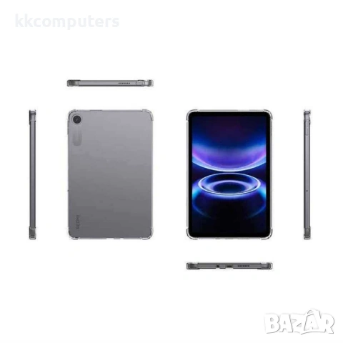 Xiaomi Redmi Pad 2 SE/Pad 2 9.7" калъф – прозрачен TPU, анти-ударен, калено стъкло, снимка 4 - Калъфи, кейсове - 54631816