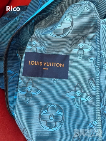 Louis Vuitton 2054 Printed Windbreaker Hoodie Jacket , снимка 7 - Якета - 54774490