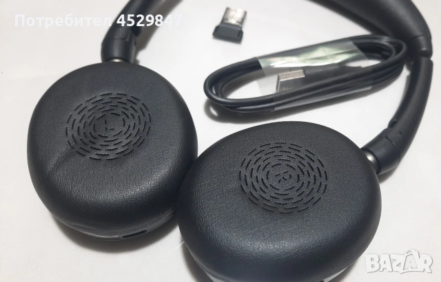 Слушалки Jabra Evolve2 65 Flex Wireless Stereo Headset Microsolft Teams, снимка 6 - Слушалки за компютър - 55283947