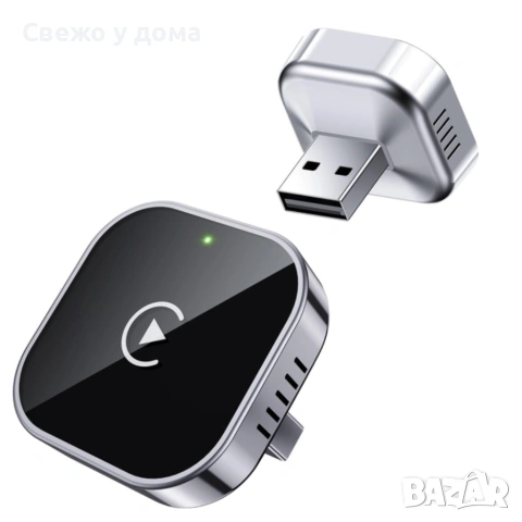 Безжичен адаптер Wireless CarPlay & Android Auto – Plug & Play, Bluetooth 5.0, USB/USB-C, снимка 8 - Аксесоари и консумативи - 55124154