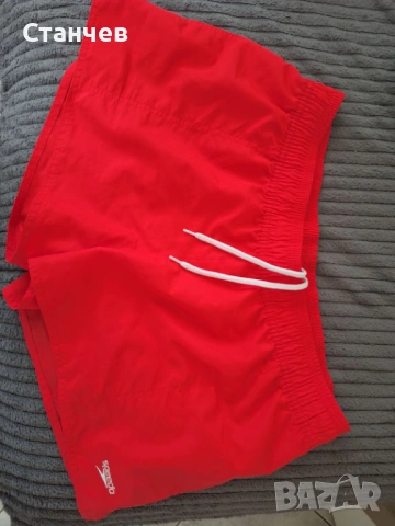 Оригинален мъжки бански (шорти за плаж) Speedo, размер L – Червен