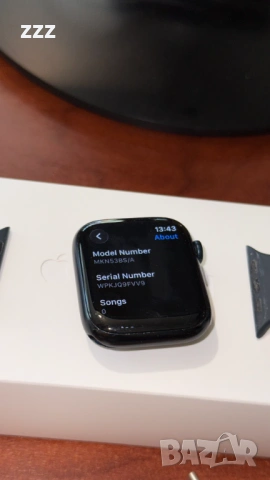 Apple Watch Series 7 45mm Midnight GPS, снимка 5 - Смарт часовници - 54808604
