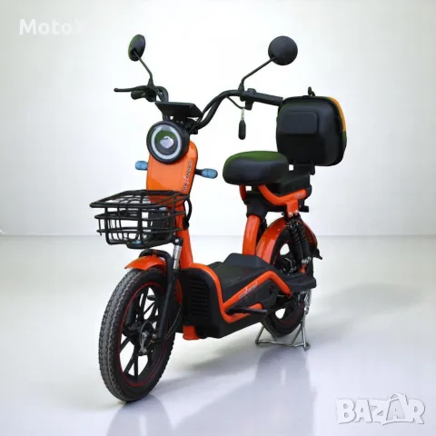 Електрически двуместен скутер – велосипед  със 18″ гуми, 750W, 48V/20Ah, снимка 2 - Мотоциклети и мототехника - 55376575