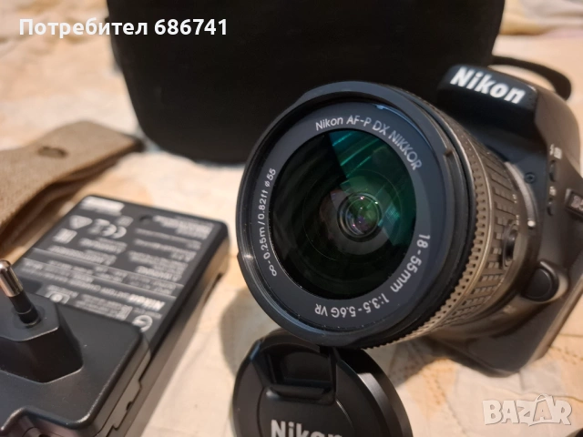 Фотоапарат Nikon D5600 , снимка 2 - Фотоапарати - 54443839