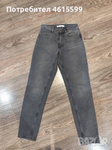 сиви дънки на Zara, снимка 3 - Дънки - 54511894