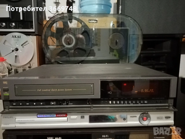 Продава се една прекрасна VHS машина TOSHIBA , снимка 2 - Плейъри, домашно кино, прожектори - 53983106