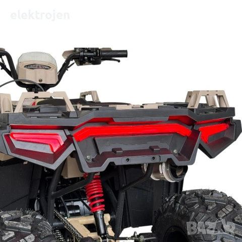ТОП ЦЕНА! ATV BULLMAX POWERSPORT 150CC полуавтомат скорости, мощният мотор 2026г, 8” Гуми, С Теглич, снимка 10 - Мотоциклети и мототехника - 54023771