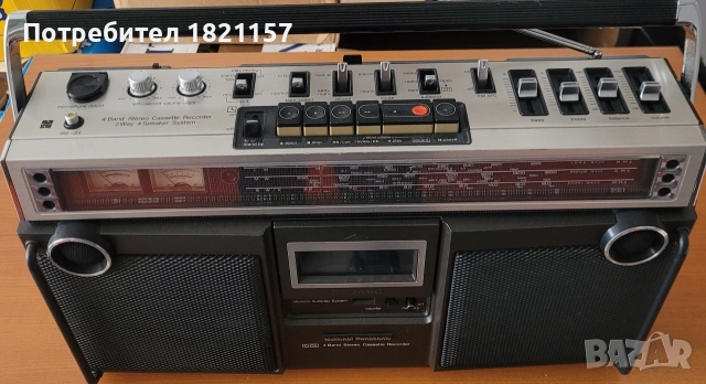 National Panasonik RS-4350, снимка 3 - Радиокасетофони, транзистори - 54162333