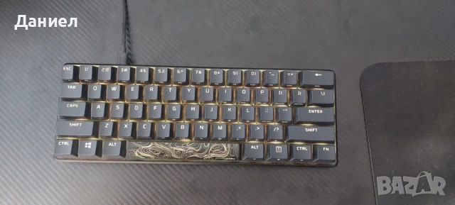 Геймърска клавиатура HyperX Alloy Origins 60, снимка 2 - Клавиатури и мишки - 54410295