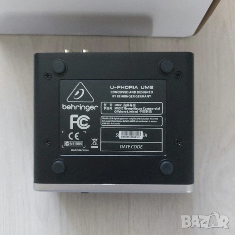 Професионален USB Аудио Интерфейс Behringer U-Phoria UM2 (XENYX / +48V) – Пълен Комплект, снимка 8 - Други - 54133818