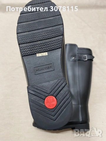 Гумени ботуши HUNTER черни 37, снимка 3 - Дамски ботуши - 54090852