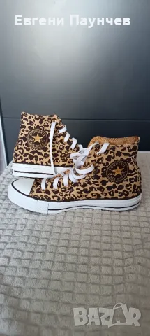 Converse chuck Taylor размер 39 дамски кецове маратонки леопардови , снимка 3 - Маратонки - 55398571