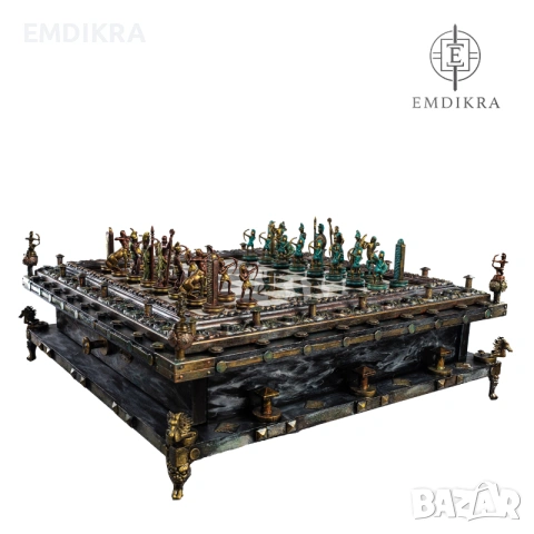 Шах ръчна изработка RELIC - Board, снимка 7 - Шах и табла - 54901461